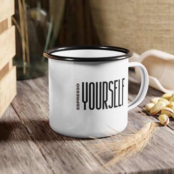 Espresso Yourself  |  Enamel Camp Cup - Image 5