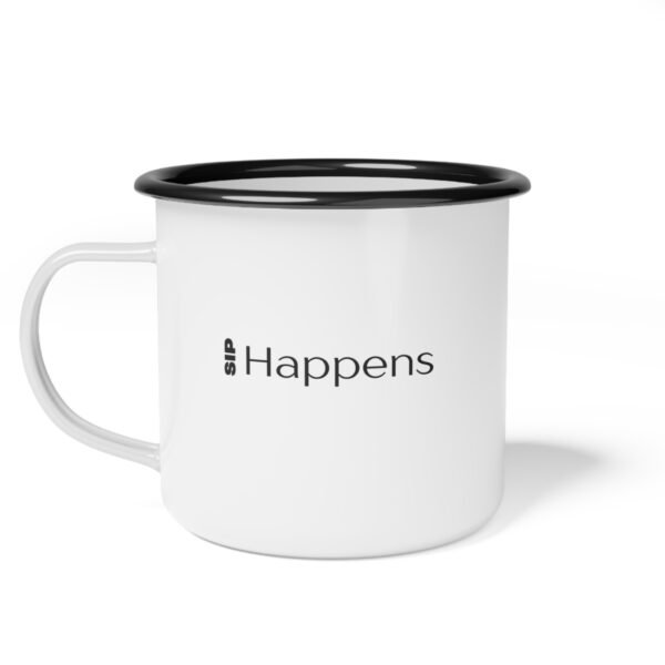 Sip Happens  |  Enamel Camp Cup - Image 2