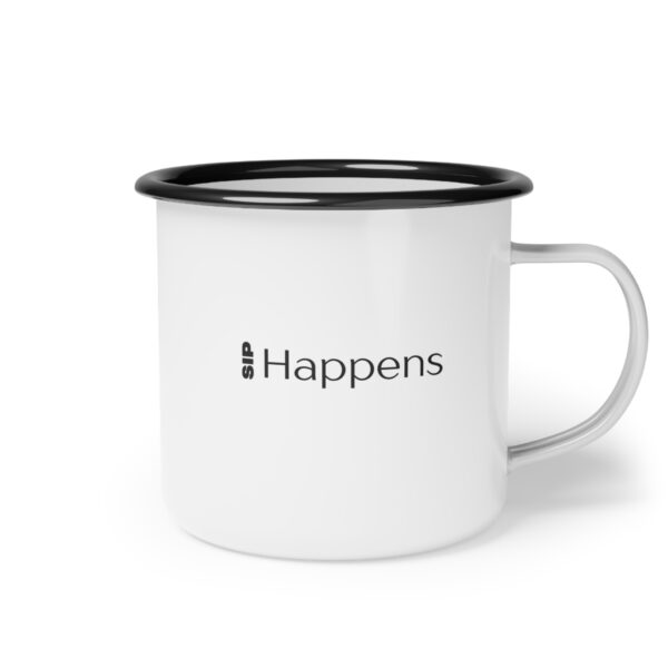 Sip Happens  |  Enamel Camp Cup - Image 4